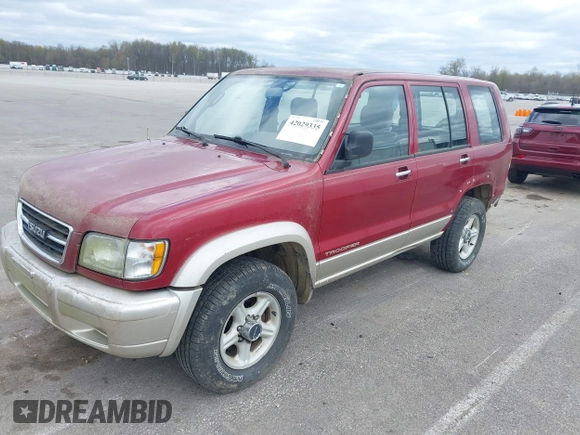 1999 Isuzu Trooper S with VIN JACDJ58X8X7920942, listed as a IAAI auction lot 42029335 with 164,186 mi miles and . Bid and sale history available at DreamBid. Image 2.