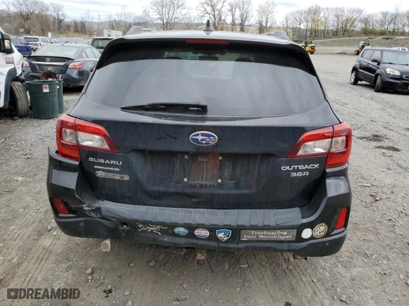 2017 Subaru Outback Touring with VIN 4S4BSETC8H3342999, listed as a Copart auction lot 52669875 with 103,157 mi miles and Salvage Title. Bid and sale history available at carsss.com. Image 6.