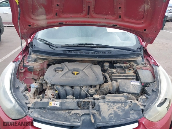 2016 Hyundai Elantra SE with VIN KMHDH4AE1GU523473, listed as a IAAI auction lot 41763590 with 195,597 mi miles. Bid and sale history available at carsss.com. Image 10.