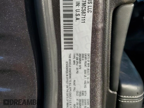 2021 Jeep Grand Cherokee 80th Anniversary with VIN 1C4RJFBG7MC587111, listed as a Copart auction lot 46335985 with 117,135 mi miles and Salvage Title. Bid and sale history available at carsss.com. Image 13.