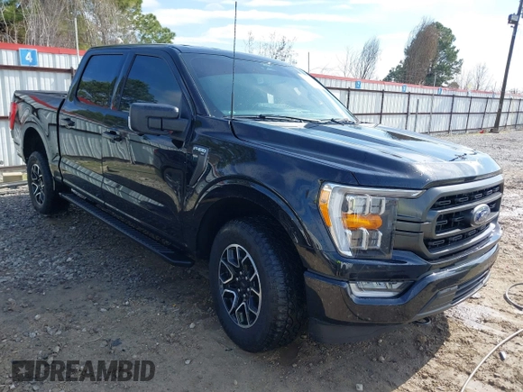 2022 Ford F-150 XL with VIN 1FTFW1E50NFB13499, listed as a IAAI auction lot 41444353 with 60,784 mi miles. Bid and sale history available at carsss.com. Image 1.