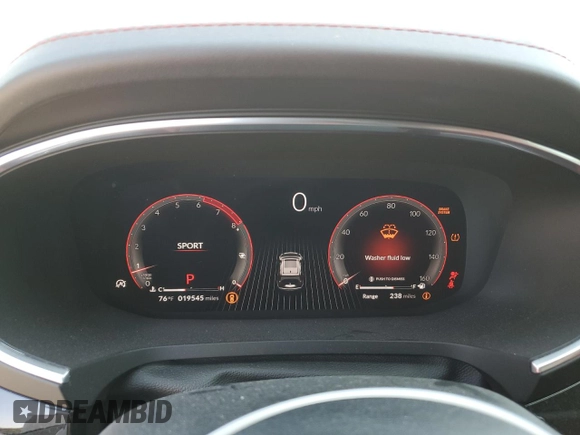 2023 Acura MDX Type S w/Advance Package with VIN 5J8YD8H85PL004281, listed as a Copart auction lot 75498494 with 19,545 mi miles and Salvage Title. Bid and sale history available at carsss.com. Image 9.