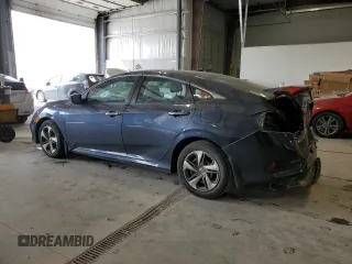 2020 Honda Civic Sedan LX with VIN 2HGFC2F63LH601428, listed as a Copart auction lot 52179865 with 43,782 mi miles and Salvage Title. Bid and sale history available at carsss.com. Image 2.