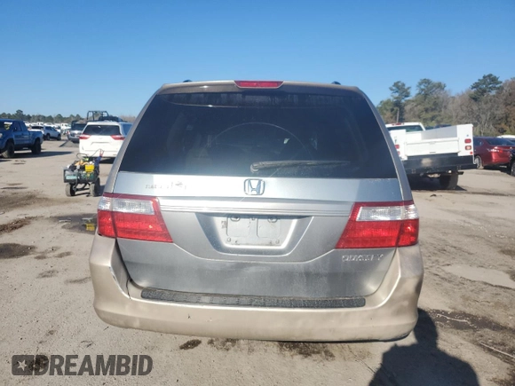2006 Honda Odyssey EX-L with VIN 5FNRL38666B409588, listed as a Copart auction lot 41760645 with 188,147 mi miles and Salvage Title. Bid and sale history available at carsss.com. Image 6.