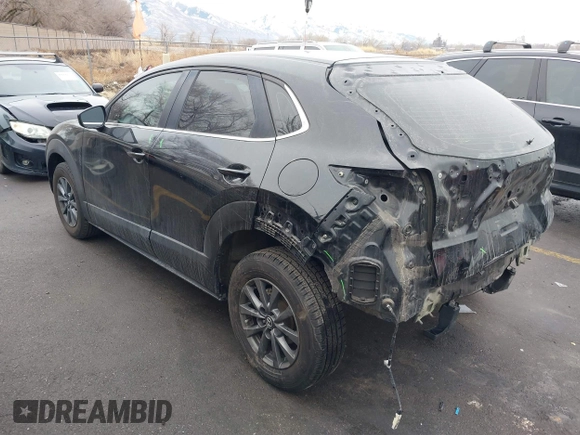 2020 Mazda CX-30 with VIN 3MVDMABLXLM113036, listed as a IAAI auction lot 41173272 with 65,570 mi miles. Bid and sale history available at carsss.com. Image 3.