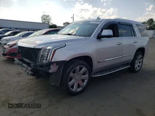 2016 Cadillac Escalade Luxury Collection with VIN 1GYS4BKJ3GR275196, listed as a Copart auction lot 60800095 with 74,466 mi miles and Salvage title. Bid and sale history available at DreamBid. Image 1.