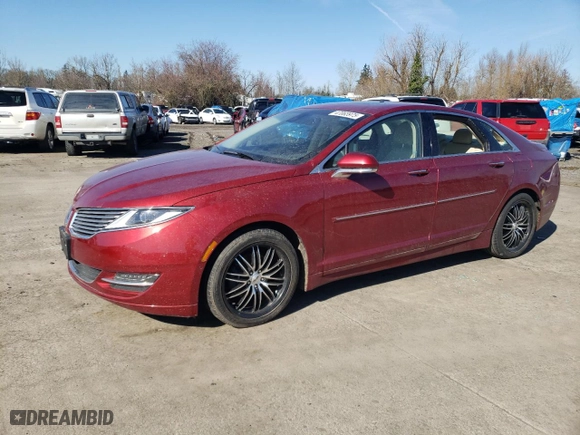 2014 Lincoln MKZ Hybrid with VIN 3LN6L2LU0ER820562, listed as a Copart auction lot 47063975 with 65,861 mi miles and Salvage Title. Bid and sale history available at carsss.com. Image 1.