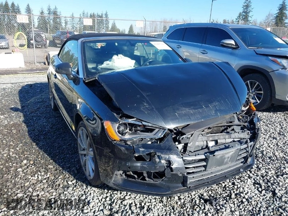 2016 Audi A3 2.0T Premium Plus with VIN WAU38LFF1G1100368, listed as a IAAI auction lot 41445148 with 102,793 mi miles. Bid and sale history available at carsss.com. Image 1.