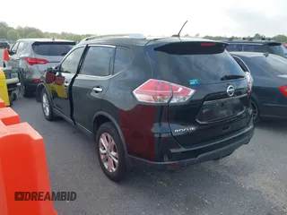 2016 Nissan Rogue SV with VIN KNMAT2MT9GP614414, listed as a IAAI auction lot 41968457 with 252,533 mi miles and . Bid and sale history available at carsss.com. Image 3.
