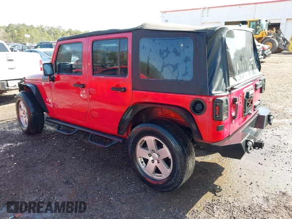 2007 Jeep Wrangler Unlimited X with VIN 1J4GB39197L150245, listed as a IAAI auction lot 41920390 with 239,532 mi miles and . Bid and sale history available at DreamBid. Image 3.