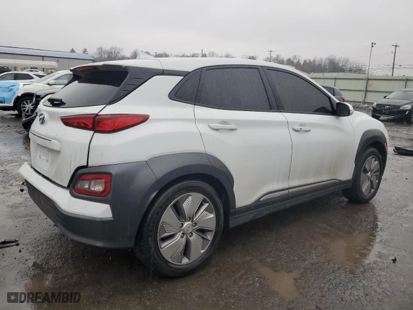 2021 Hyundai Kona Electric Limited with VIN KM8K33AG4MU120259, listed as a Copart auction lot 42702165 with 11,728 mi miles and Salvage Title. Bid and sale history available at carsss.com. Image 3.