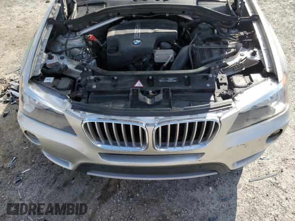 2013 BMW X3 xDrive28i with VIN 5UXWX9C57D0D01583, listed as a Copart auction lot 46401435 with 133,506 mi miles and Clean Title. Bid and sale history available at carsss.com. Image 12.