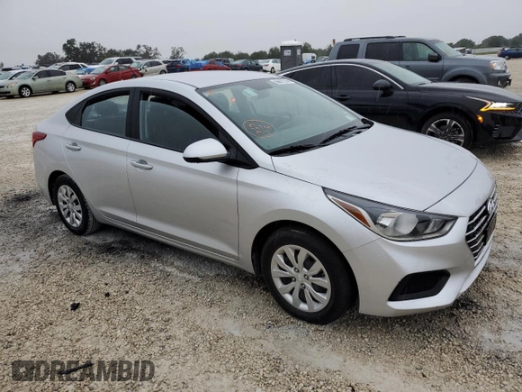 2020 Hyundai Accent SE with VIN 3KPC24A6XLE119512, listed as a Copart auction lot 72268422 with 44,853 mi miles. Bid and sale history available at carsss.com. Image 4.