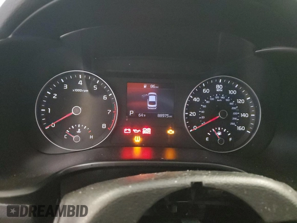 2021 Kia Forte FE with VIN 3KPF24ADXME269696, listed as a Copart auction lot 82281444 with 88,975 mi miles and Clean title. Bid and sale history available at DreamBid. Image 9.
