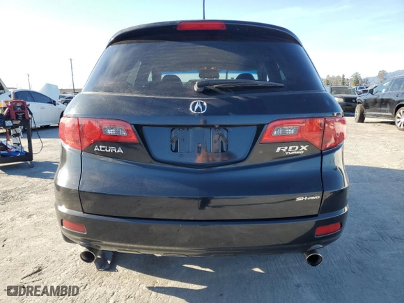 2009 Acura RDX Tech Pkg with VIN 5J8TB18589A002648, listed as a Copart auction lot 46259315 with 117,553 mi miles and Salvage Title. Bid and sale history available at carsss.com. Image 6.