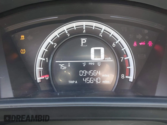 2018 Honda CR-V LX with VIN 2HKRW5H36JH426040, listed as a IAAI auction lot 42031936 with 94,564 mi miles. Bid and sale history available at carsss.com. Image 7.