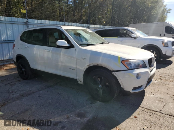 2011 BMW X3 28i with VIN 5UXWX5C51BL711104, listed as a Copart auction lot 79857104 with 86,855 mi miles and Salvage Title. Bid and sale history available at DreamBid. Image 4.