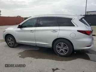 2019 Infiniti QX60 Pure with VIN 5N1DL0MN4KC502411, listed as a Copart auction lot 62968725 with 112,134 mi miles and Clean title. Bid and sale history available at DreamBid. Image 2.