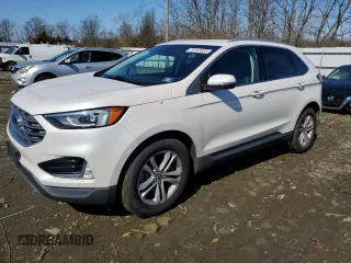 2019 Ford Edge SEL with VIN 2FMPK4J96KBB03000, listed as a Copart auction lot 50163625 with 35,874 mi miles and Salvage Title. Bid and sale history available at carsss.com. Image 1.