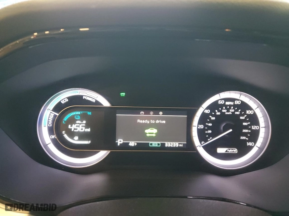 2021 Kia Niro LX with VIN KNDCB3LC0M5487580, listed as a Copart auction lot 42404265 with 33,239 mi miles and Salvage Title. Bid and sale history available at carsss.com. Image 9.