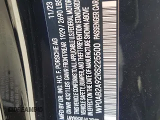 2024 Porsche 911 Carrera S with VIN WP0AB2A92RS225500, listed as a Copart auction lot 46703155 with 761 mi miles and Salvage Title. Bid and sale history available at carsss.com. Image 13.