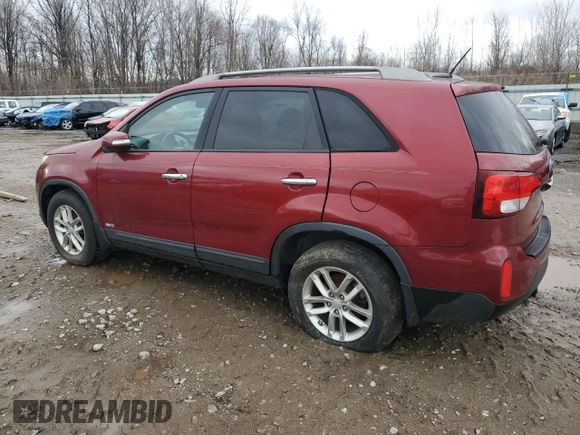 2015 Kia Sorento LX with VIN 5XYKTDA70FG614844, listed as a Copart auction lot 41897655 with Not Provided miles and Clean Title. Bid and sale history available at carsss.com. Image 2.