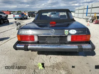 1986 Mercedes-Benz 560 SL with VIN WDBBA48D8GA054833, listed as a Copart auction lot 83746724 with 114,789 mi miles and Non Repairable. Bid and sale history available at DreamBid. Image 6.
