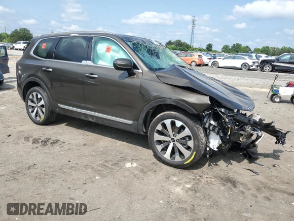 2022 Kia Telluride S z VIN 5XYP64HC1NG257897, wystawiony jako Copart lot #59868225 z przebiegiem 86 096 mil mil oraz Szkoda całkowita • Salvage title. Historia ofert i sprzedaży dostępna na DreamBid. Obrazek 4.