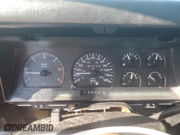 1992 Dodge Dakota z VIN 1B7GL23YXNS633409, wystawiony jako Copart lot #51067775 z przebiegiem 153 174 mil mil oraz Szkoda całkowita • Salvage title. Historia ofert i sprzedaży dostępna na DreamBid. Obrazek 9.