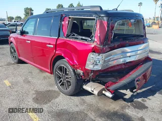 2014 Ford Flex Limited with VIN 2FMGK5D85EBD33530, listed as a IAAI auction lot 41631399 with 93,507 mi miles. Bid and sale history available at carsss.com. Image 3.