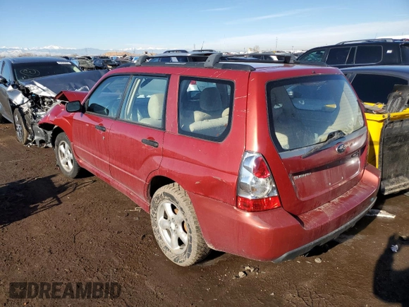 2006 Subaru Forester 2.5 X with VIN JF1SG636X6H722051, listed as a Copart auction lot 82668154 with 281,267 mi miles and Salvage Title. Bid and sale history available at carsss.com. Image 2.