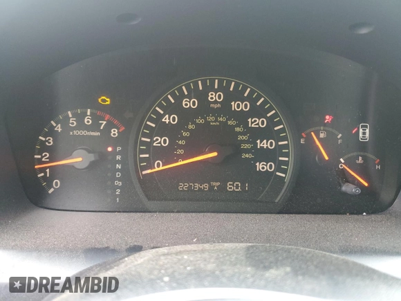 2005 Honda Accord LX with VIN 1HGCM56435A032808, listed as a Copart auction lot 49995895 with 227,349 mi miles and Salvage title. Bid and sale history available at DreamBid. Image 9.
