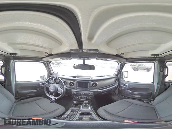 2021 Jeep Wrangler Unlimited 80th Anniversary with VIN 1C4HJXDN7MW680450, listed as a Copart auction lot 87807545 with 117,275 mi miles and Salvage title. Bid and sale history available at DreamBid. Image 13.
