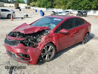 2016 Kia Forte EX z VIN KNAFZ4A88G5548771, wystawiony jako Copart lot #54796485 z przebiegiem Nie podano mil oraz Szkoda całkowita • Salvage title. Historia ofert i sprzedaży dostępna na DreamBid. Obrazek 1.