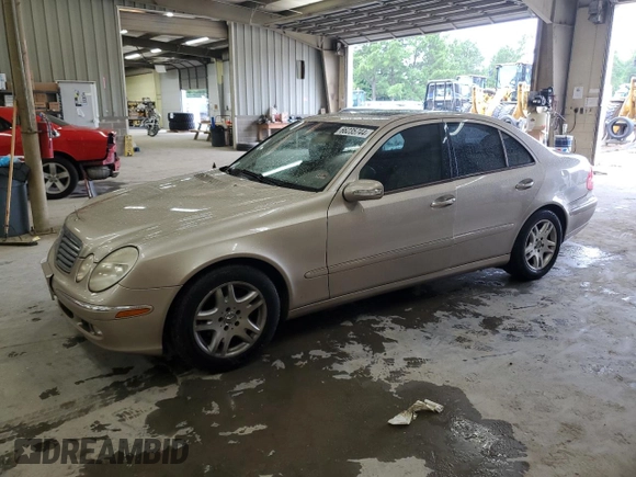 2003 Mercedes-Benz E-Class 3.2L with VIN WDBUF65J03A097069, listed as a Copart auction lot 66235744 with 168,623 mi miles and Clean Title. Bid and sale history available at carsss.com. Image 1.