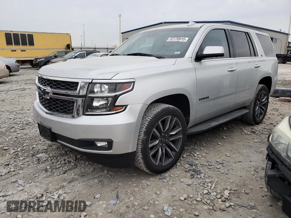 2016 Chevrolet Tahoe LT z VIN 1GNSKBKC4GR438992, wystawiony jako Copart lot #53170915 z przebiegiem 129 009 mil mil oraz Szkoda całkowita • Salvage title. Historia ofert i sprzedaży dostępna na DreamBid. Obrazek 1.