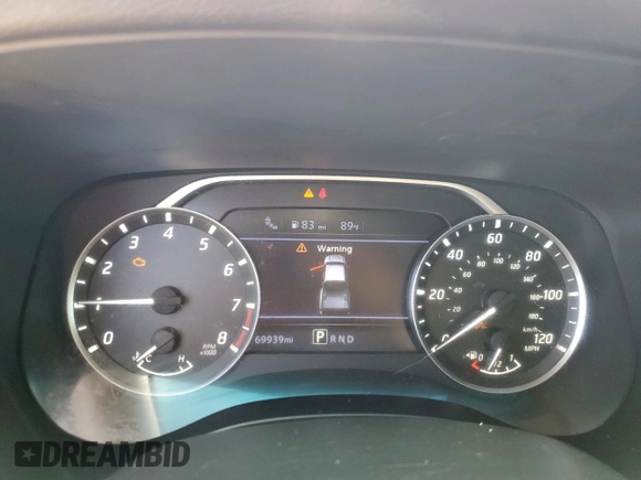 2022 Nissan Frontier S with VIN 1N6ED1CL1NN620840, listed as a Copart auction lot 59368005 with 69,939 mi miles and Salvage title. Bid and sale history available at DreamBid. Image 9.