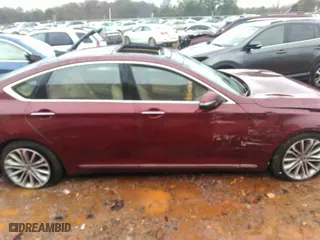 2016 Hyundai Genesis 3.8L with VIN KMHGN4JE7GU106946, listed as a IAAI auction lot 40809364 with 91,788 mi miles. Bid and sale history available at carsss.com. Image 12.