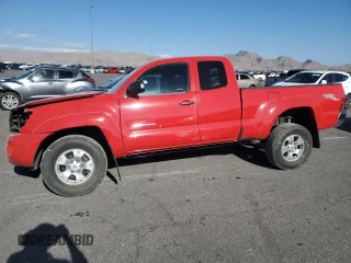 2008 Toyota Tacoma PreRunner with VIN 5TETU62N18Z500077, listed as a Copart auction lot 80843554 with 154,902 mi miles and Salvage Title. Bid and sale history available at carsss.com. Image 1.