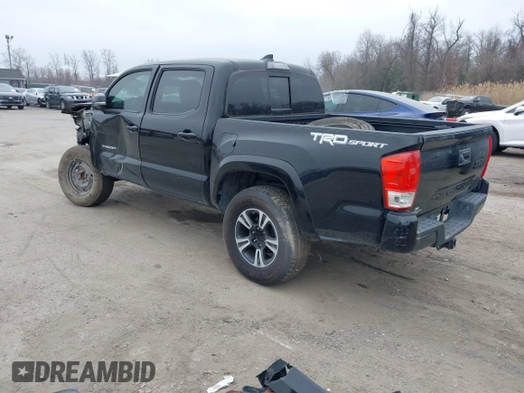 2017 Toyota Tacoma SR5 with VIN 5TFAZ5CN9HX043074, listed as a IAAI auction lot 41813109 with 137,335 mi miles and . Bid and sale history available at carsss.com. Image 3.