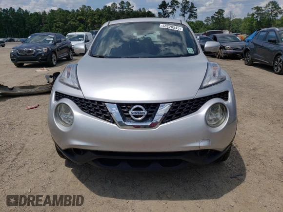 2015 Nissan Juke SL z VIN JN8AF5MV8FT561726, wystawiony jako Copart lot #58220545 z przebiegiem 106 706 mil mil oraz Szkody całkowita. Historia ofert i sprzedaży dostępna na DreamBid. Obrazek 5.