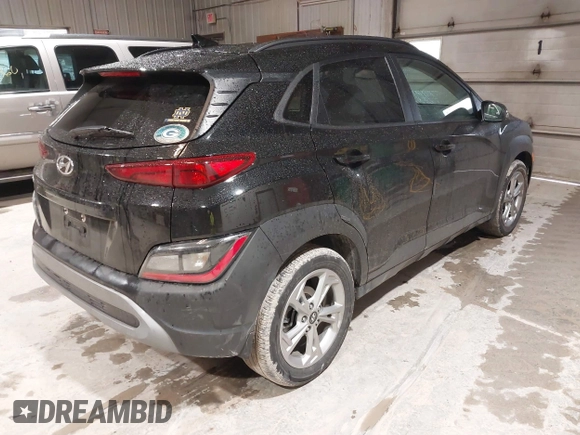 2023 Hyundai Kona SEL with VIN KM8K62AB3PU944716, listed as a IAAI auction lot 42125824 with 40,795 mi miles and . Bid and sale history available at DreamBid. Image 4.