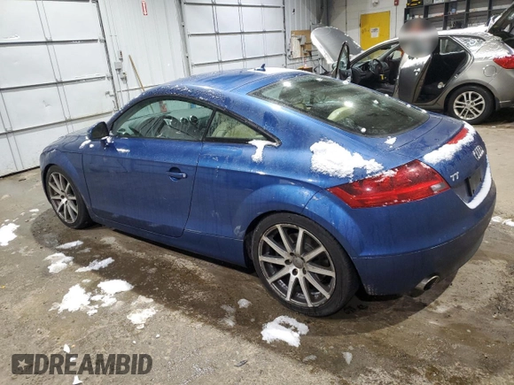 2008 Audi TT 3.2L with VIN TRUDD38J181001528, listed as a Copart auction lot 46397315 with 124,044 mi miles and Salvage Title. Bid and sale history available at carsss.com. Image 2.