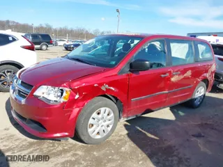 2014 Dodge Grand Caravan SE with VIN 2C4RDGBG5ER190034, listed as a IAAI auction lot 41593958 with 99,795 mi miles. Bid and sale history available at carsss.com. Image 2.