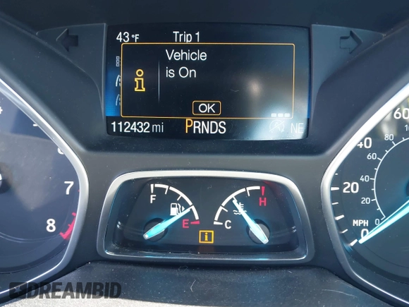 2019 Ford Escape SEL with VIN 1FMCU9HD8KUC07675, listed as a IAAI auction lot 41854820 with 112,432 mi miles. Bid and sale history available at carsss.com. Image 15.