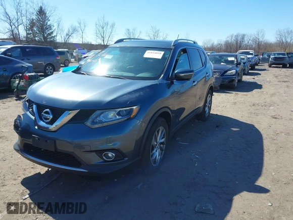 2014 Nissan Rogue S with VIN 5N1AT2MV1EC820635, listed as a IAAI auction lot 41814010 with 168,926 mi miles. Bid and sale history available at carsss.com. Image 18.