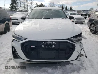 2022 Audi e-tron Premium with VIN WA1AAAGE4NB023103, listed as a Copart auction lot 43551575 with 97,461 mi miles and Salvage Title. Bid and sale history available at DreamBid. Image 5.