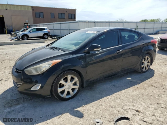 2012 Hyundai Elantra GLS with VIN KMHDH4AE2CU463309, listed as a Copart auction lot 54091795 with 209,515 mi miles and Clean Title. Bid and sale history available at carsss.com. Image 1.