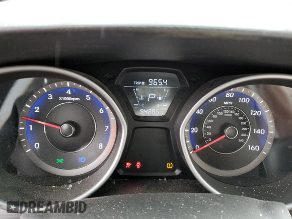 2014 Hyundai Elantra z VIN KMHDH6AH1EU028516, wystawiony jako Copart lot #45269635 z przebiegiem 94 286 mil mil oraz Szkody całkowita. Historia ofert i sprzedaży dostępna na DreamBid. Obrazek 9.