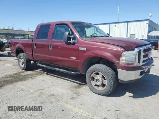 2005 Ford F-250 XL with VIN 1FTSW21P95EA38612, listed as a Copart auction lot 55446725 with Not provided miles and Salvage title. Bid and sale history available at DreamBid. Image 4.